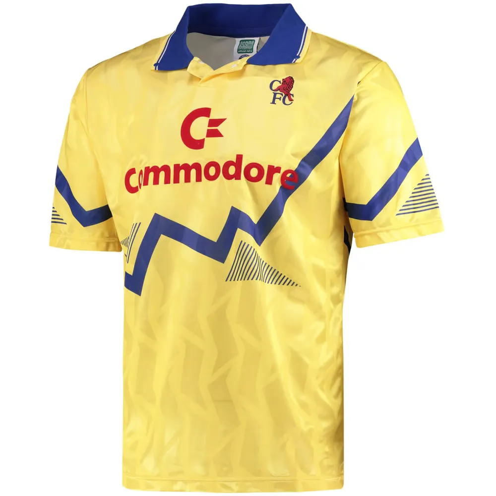Camiseta Retro Amarilla Mujer Chelsea 1990