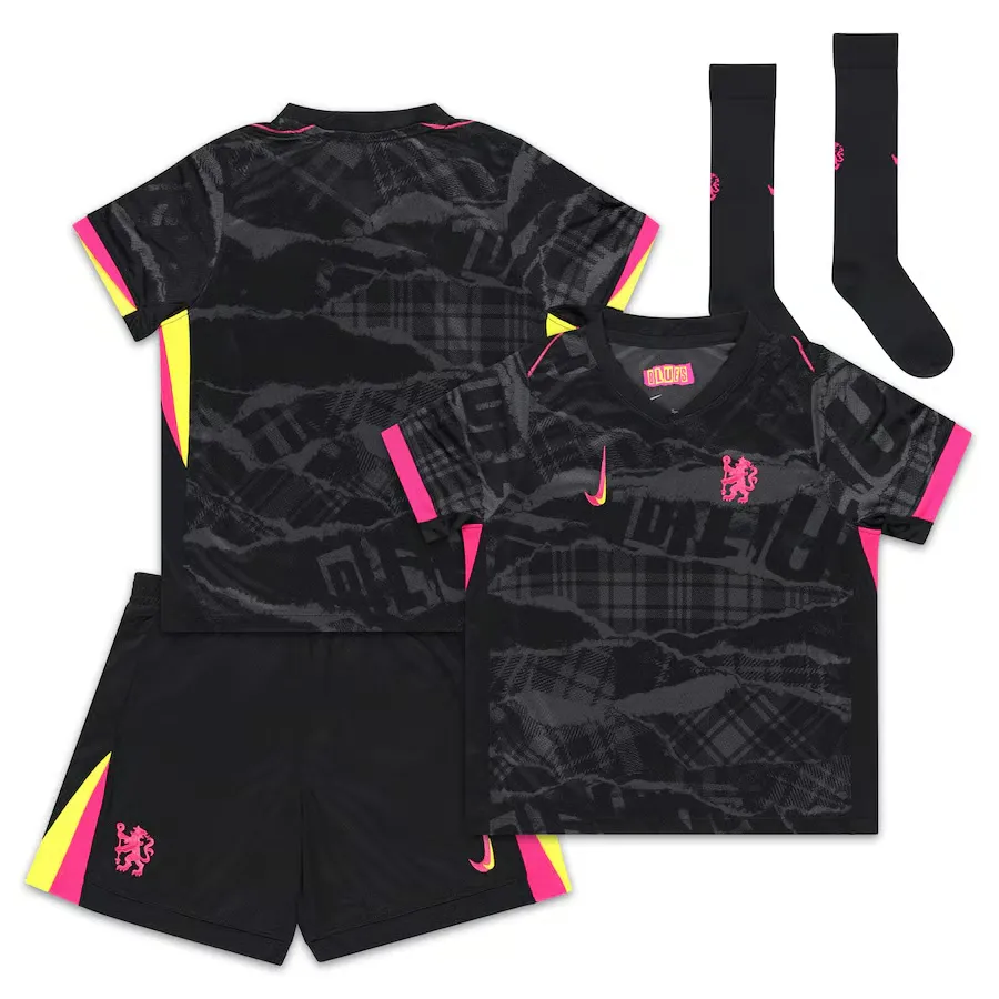 Kit infantil Chelsea 2024/25 tercero