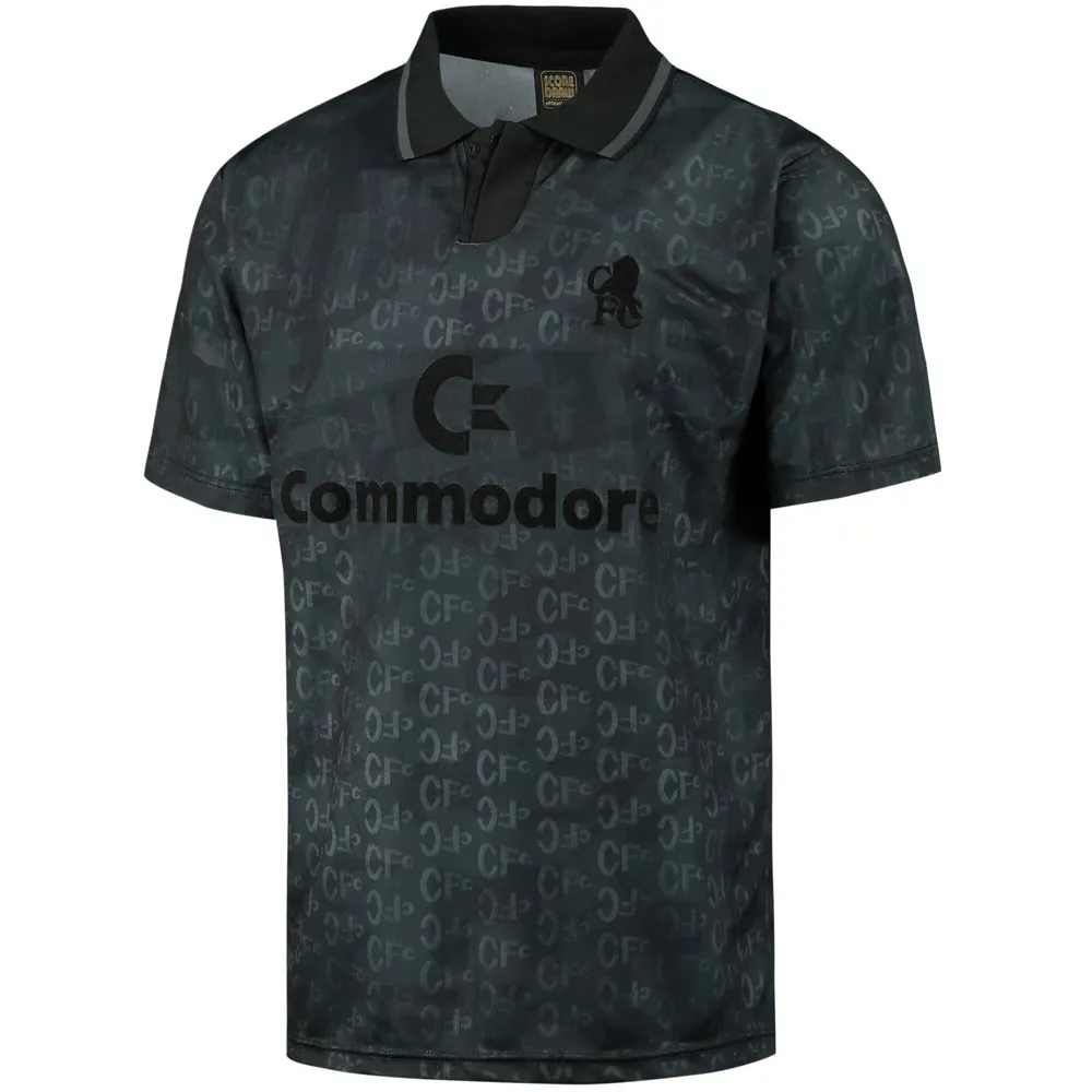 Camiseta Retro Black Out Chelsea Infantil 2023