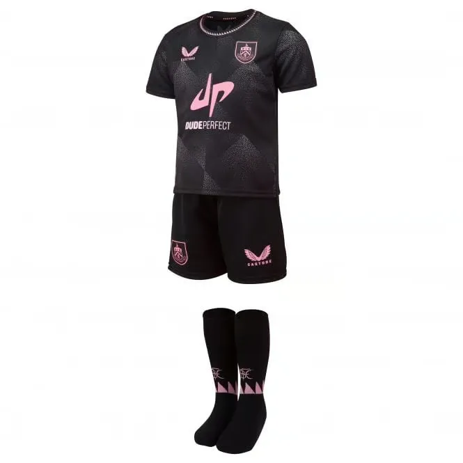 Kit visitante Burnley 2024/25 para niños