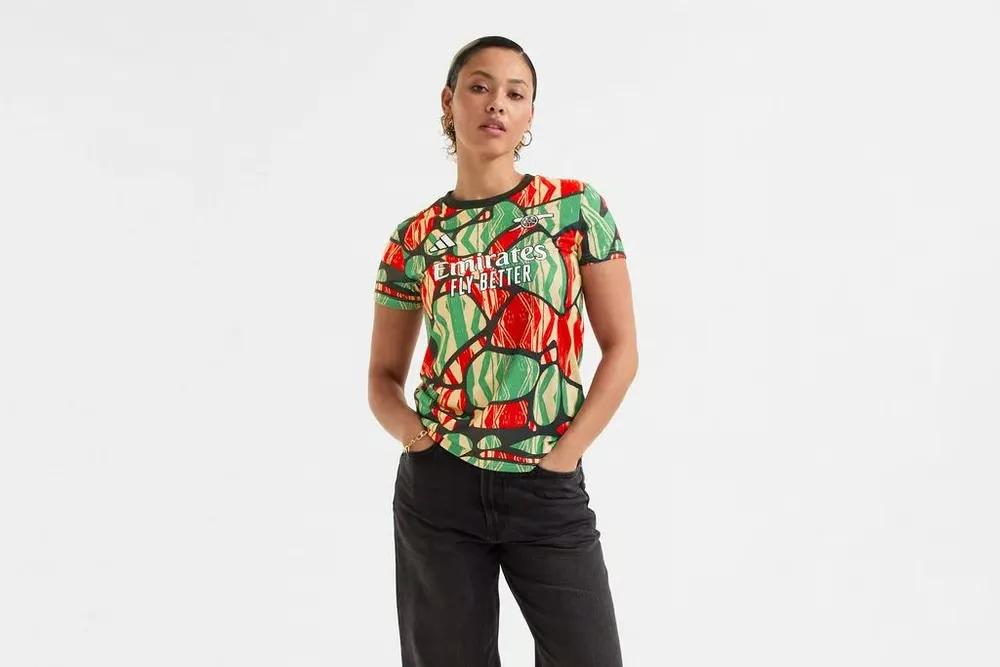 Camisa de prepartido de tercera equipación para mujer Arsenal 2024/25