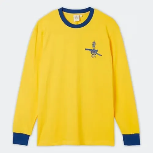 Camiseta Retro Visitante FA Cup Manga Larga Mujer Arsenal 1971