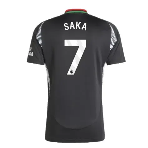 Camiseta de visitante SAKA Arsenal 2024/25 para hombres