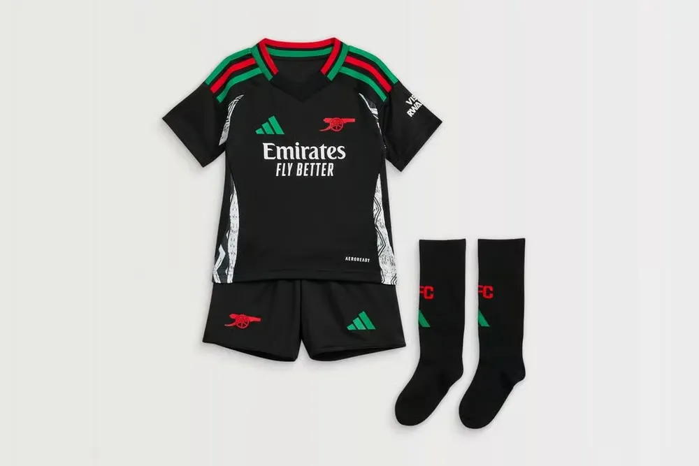 Kit infantil Arsenal 2024/25 fuera