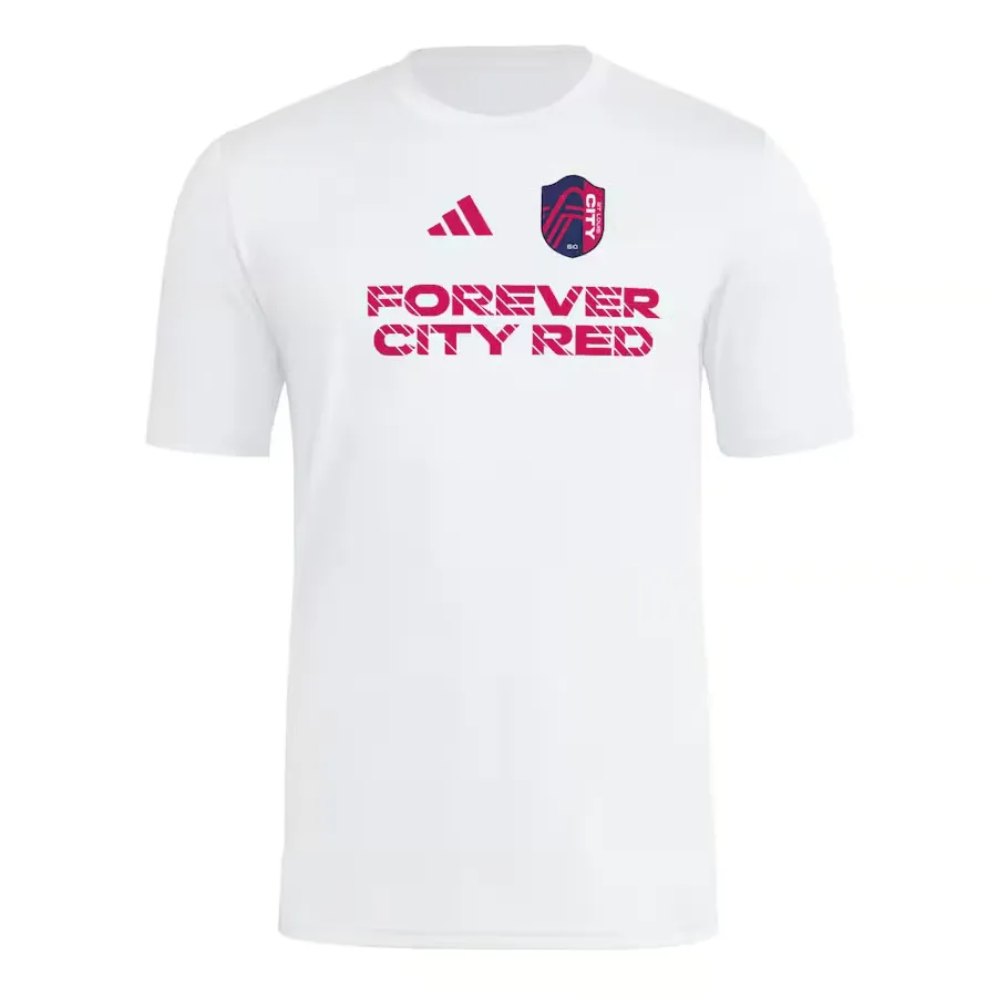 Camiseta Tercera Hook AEROREADY 2025 del St. Louis City SC para Hombre - Blanca