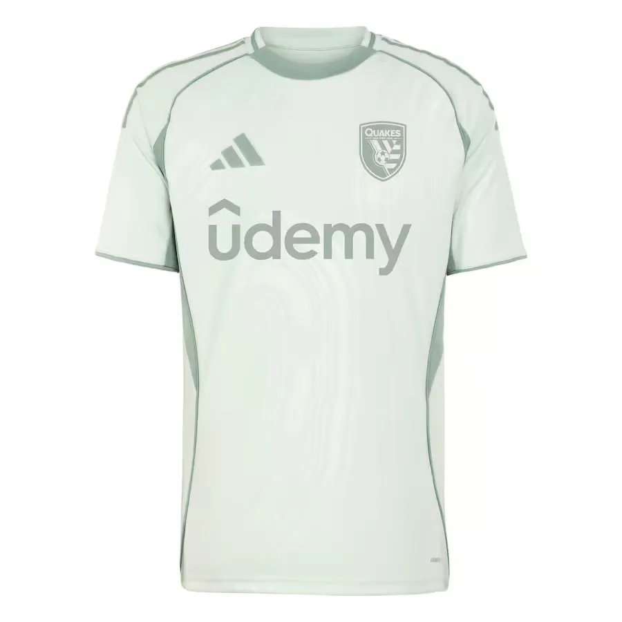 Camiseta Hombre San Jose Earthquakes 2025 Tercera Pre Partido Verde