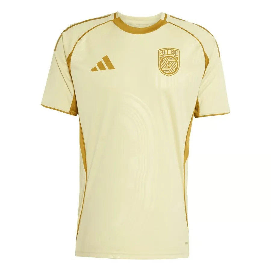 Camiseta Mujer San Diego FC 2025 Tercera Pre Partido Amarilla