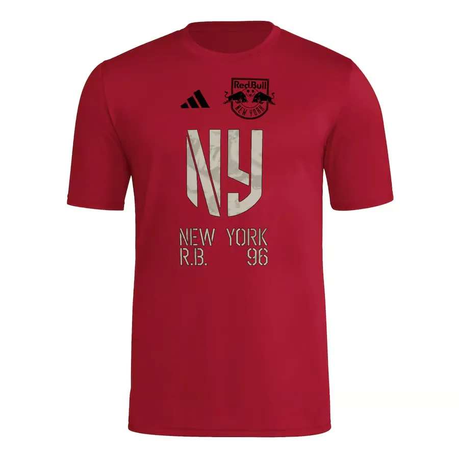 Camiseta Tercera Hook AEROREADY 2025 del New York Red Bulls para Mujer - Roja