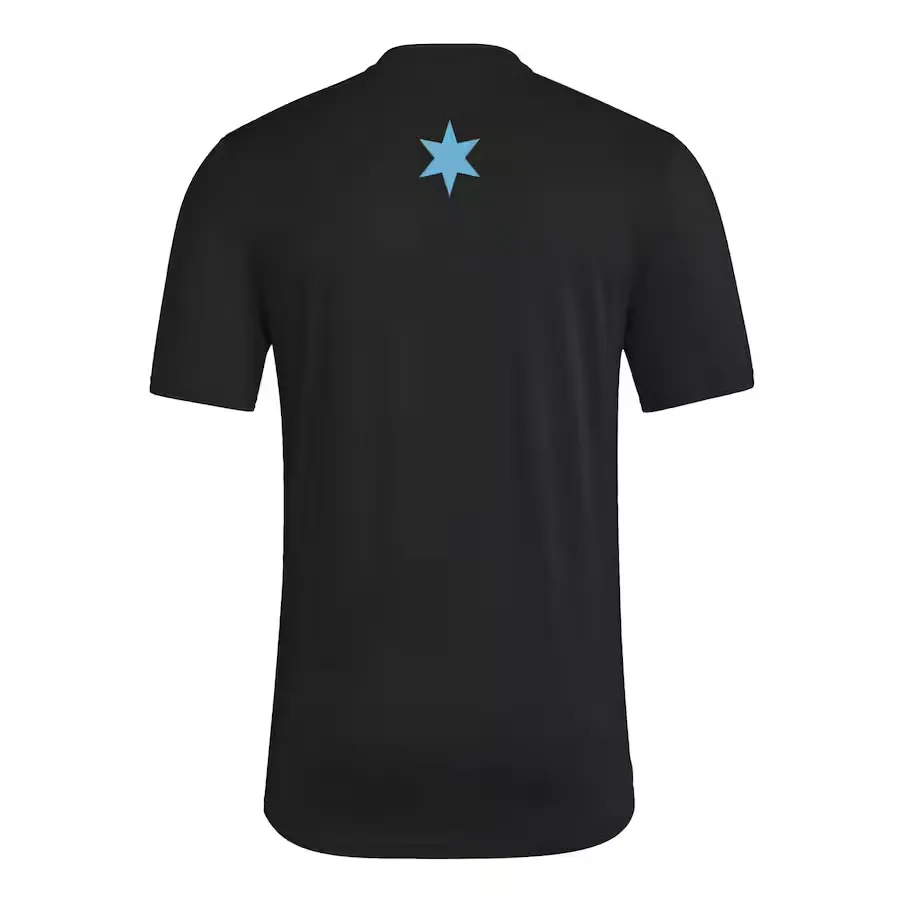 Camiseta mujer Minnesota United FC 2025 tercera Hook AEROREADY - negra
