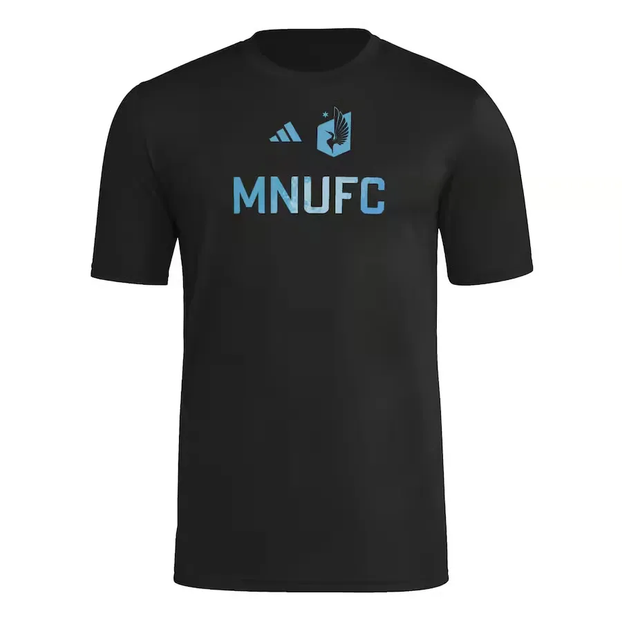 Camiseta hombre Minnesota United FC 2025 tercera Hook AEROREADY - negra