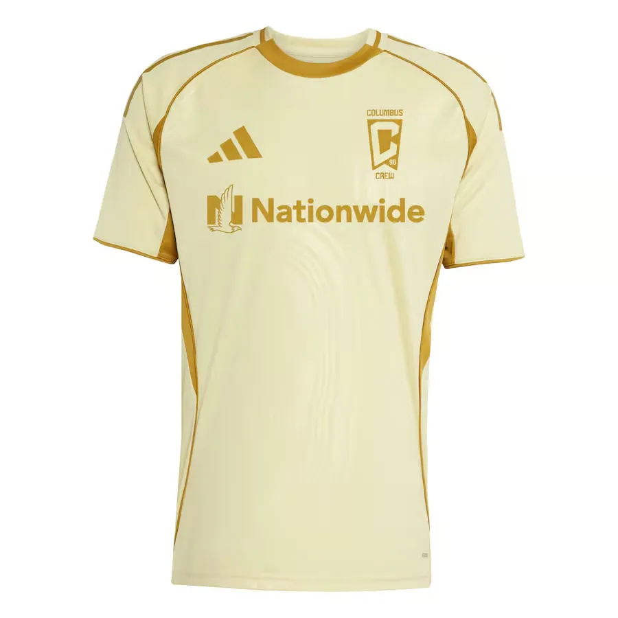 Camiseta Previa al Partido Tercera 2025 del Columbus Crew para Hombre - Amarilla