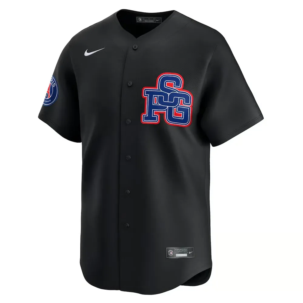 Camiseta Mujer PSG x MLB 2025/26 Edición Limitada - Negra