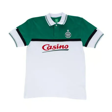 Camiseta retro vintage de casino ASSE 90s para mujer - blanca