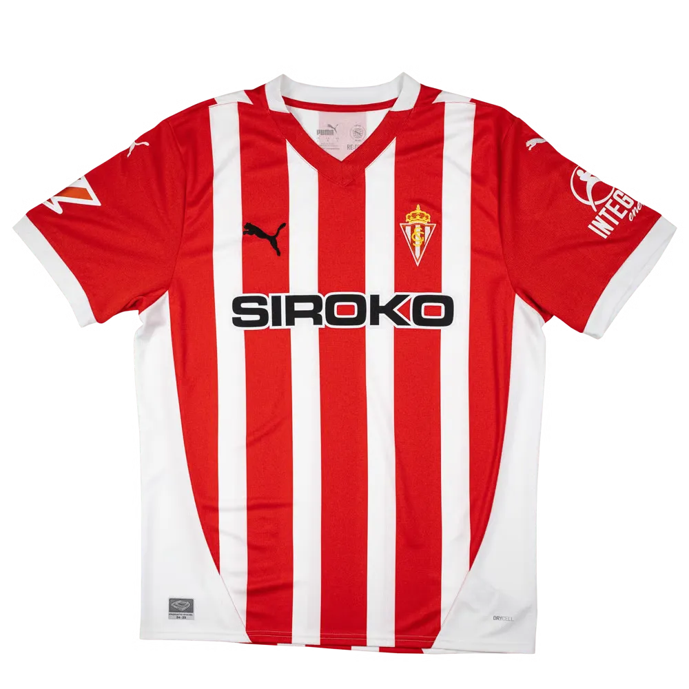 Camiseta de casa Real Sporting 2024/25 para hombres