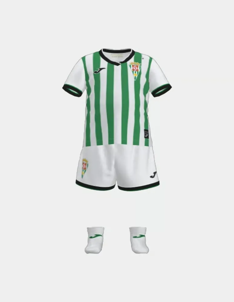 Equipación local del Córdoba CF 2025/26 para niño