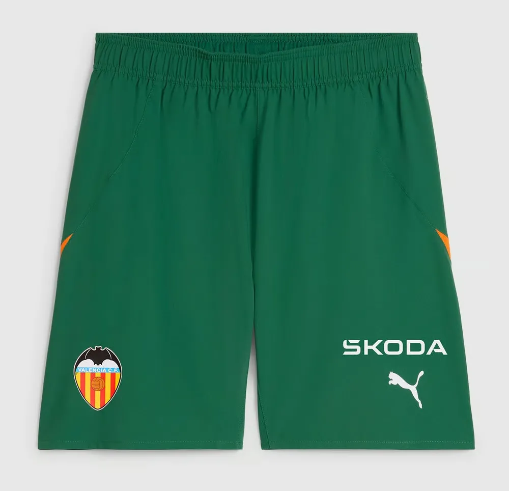 Pantalones Cortos Terceros Masculinos Valencia CF 2024/25