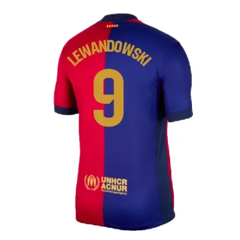 Camiseta de casa LEWANDOWSKI FC Barcelona 2024/25 para mujeres