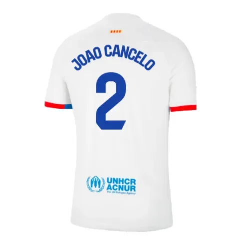 Camiseta de visitante JOAO CANCELO FC Barcelona 2023/24 para mujeres