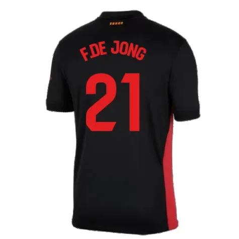 Camiseta de visitante F.DE JONG FC Barcelona 2024/25 para mujeres