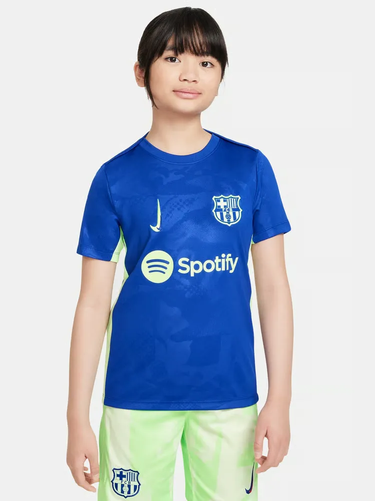 Camiseta de prematch de tercera de niño FC Barcelona 2024/25