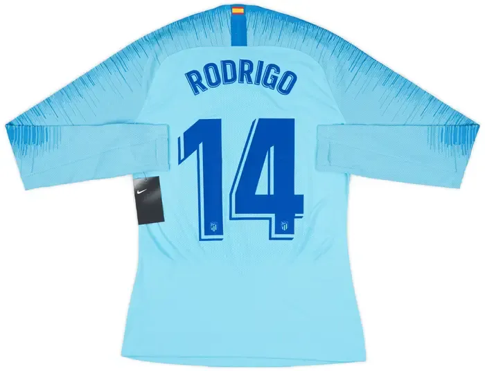 Camiseta de visitante RODRIGO Atletico Madrid 2024/25 de manga larga para niños