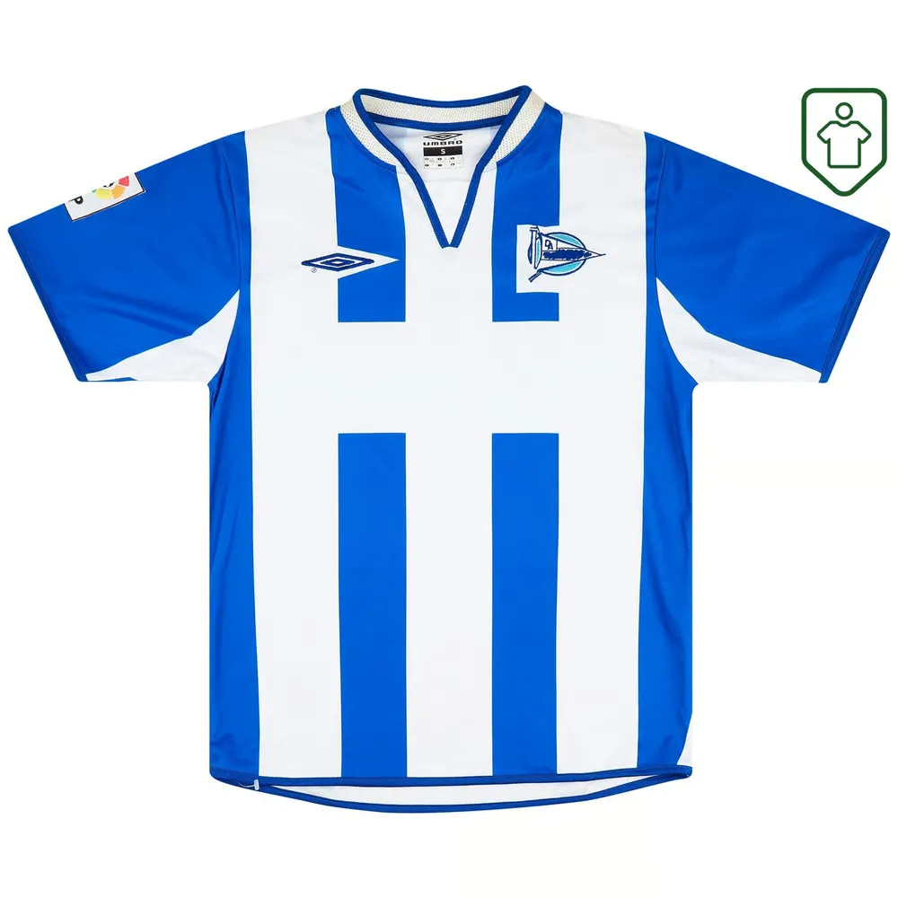 Hombre Camiseta retro local Alavés 2005/06