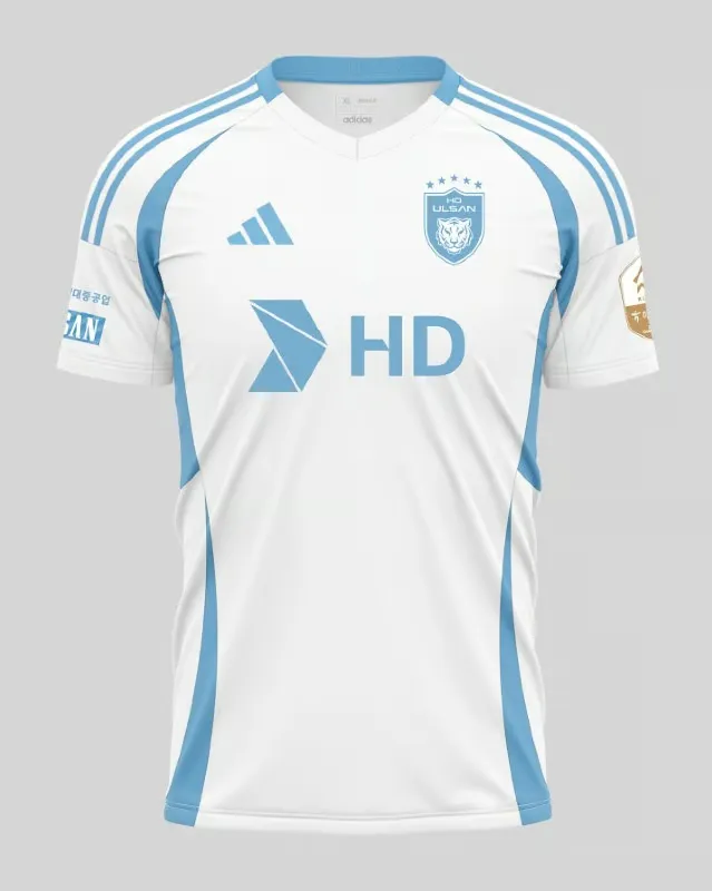 Camiseta Hombres Ulsan HD 2025 Visitante - Blanca