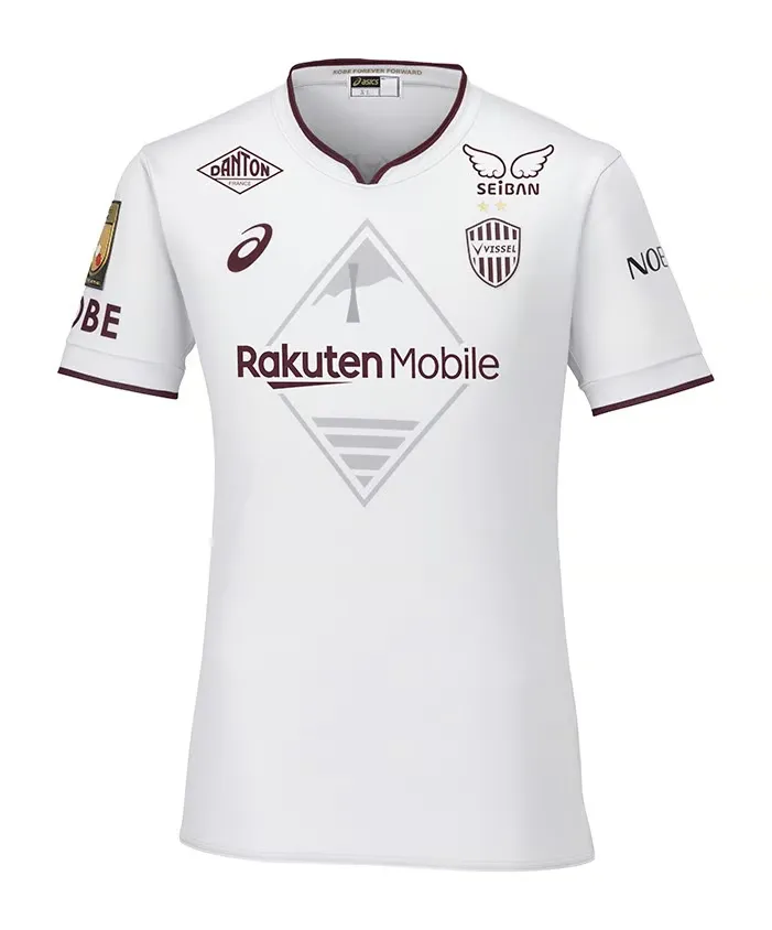 Camiseta de visitante Vissel Kobe 2024 para hombres