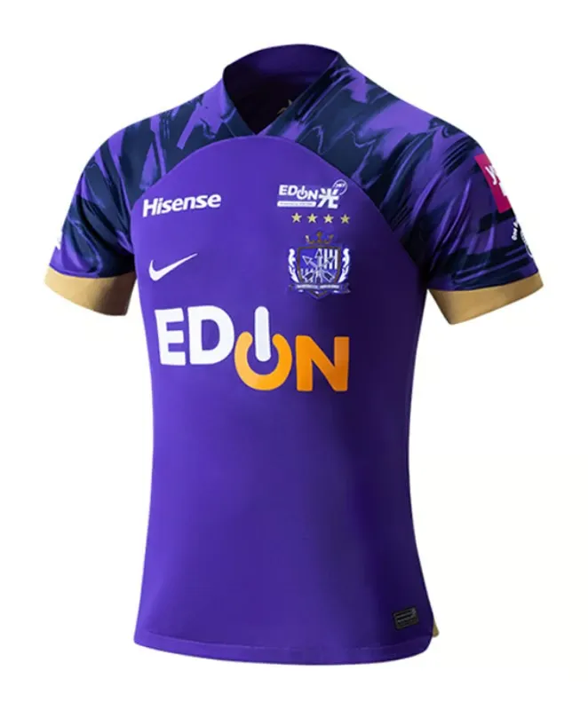 Camiseta de casa Sanfrecce Hiroshima 2024 para niños