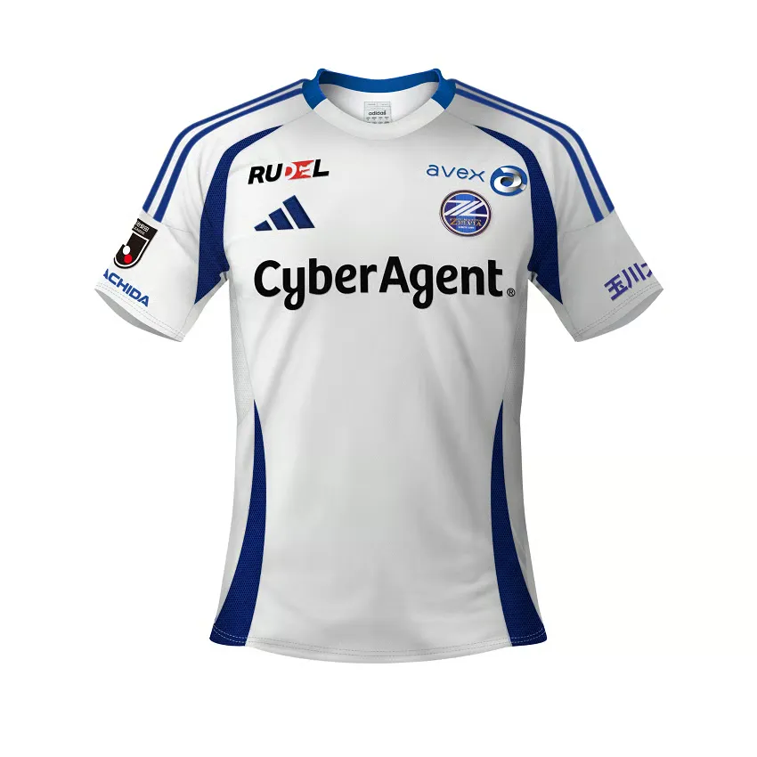 Camiseta de visitante FC Machida Zelvia 2025 para niños