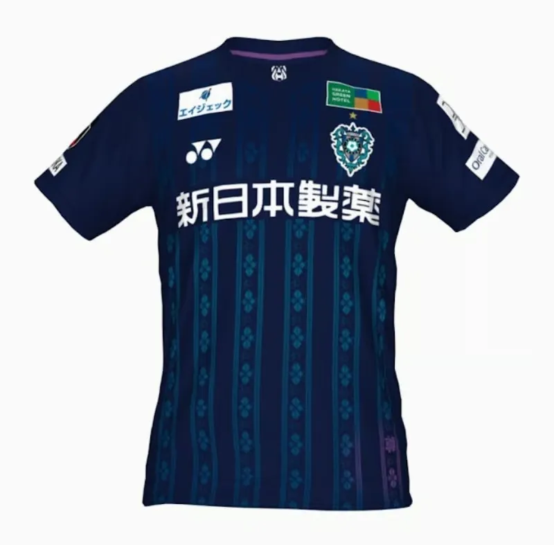 Camiseta de casa Avispa Fukuoka 2025 para hombres