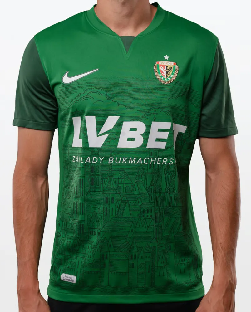 Camiseta de local Śląsk Wrocław 2024/25 para mujeres