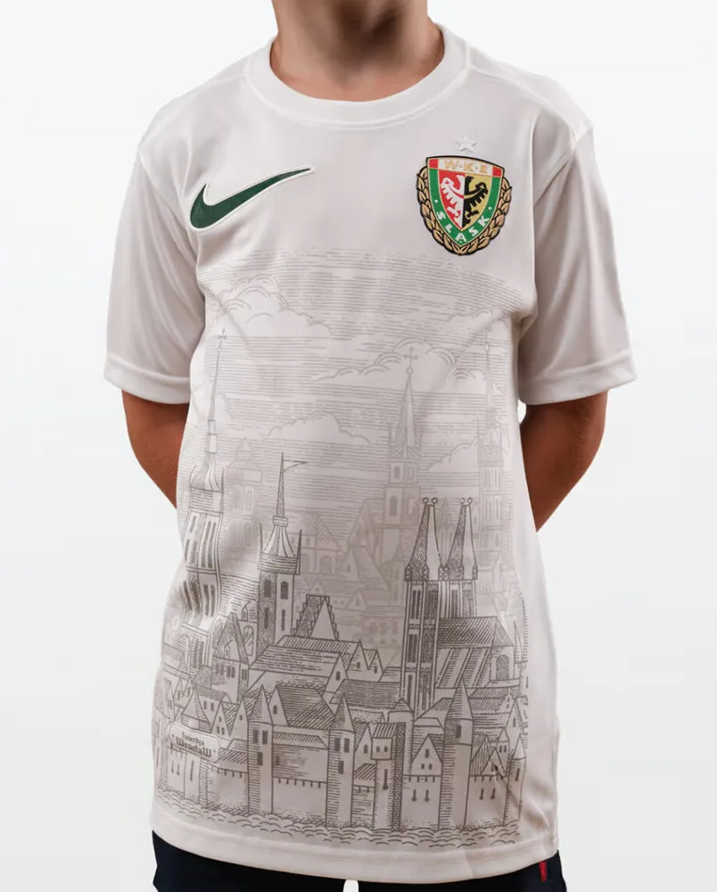 Camiseta de visitante Śląsk Wrocław 2024/25 para niños