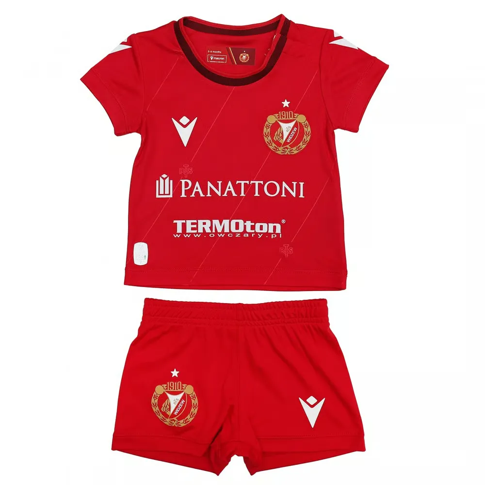 Kit de local Widzew Łódź 2024/25 para niños