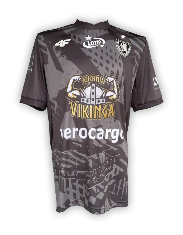 Camiseta de visitante Piast Gliwice 2024/25 para niños - Negra