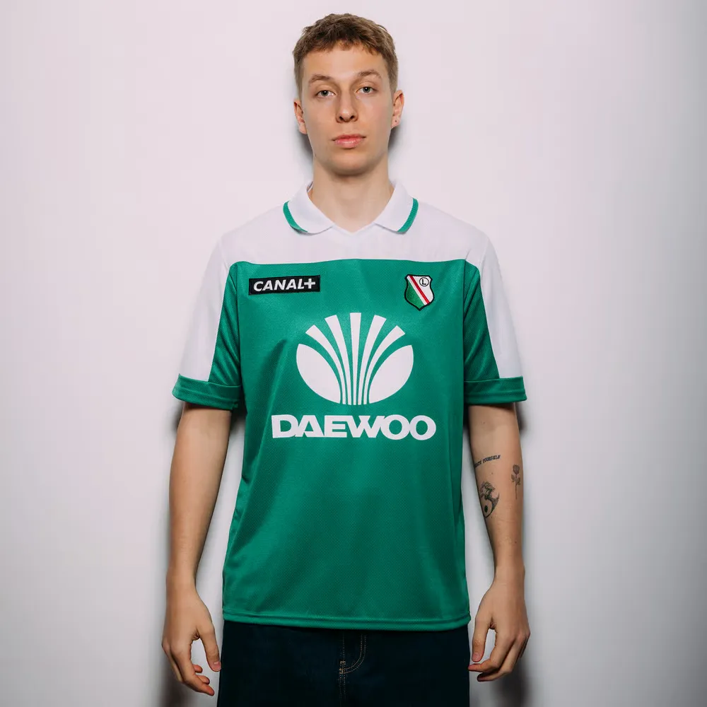 Camiseta Retro Legia Warszawa 2000/2001 - Verde Mujer