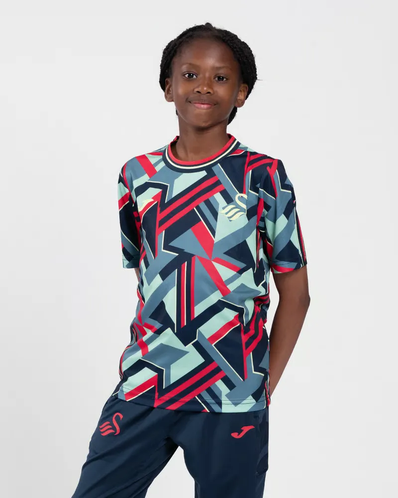 Niño Swansea City 2025/26 Tercera Camiseta de Calentamiento