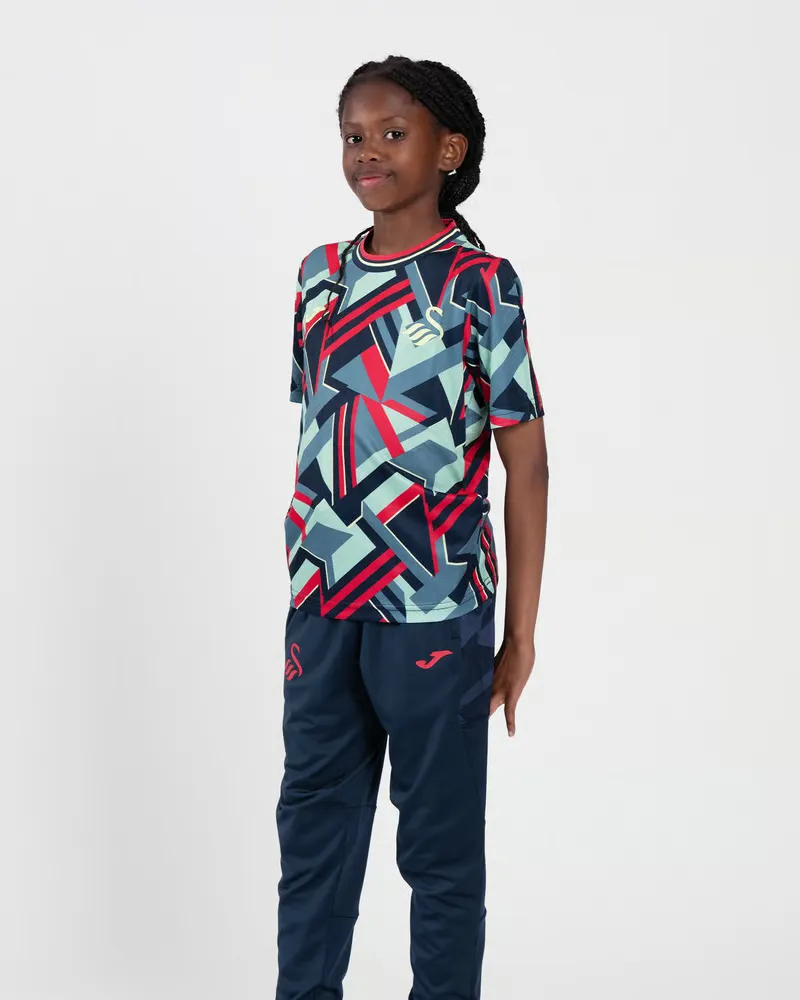 Niño Swansea City 2025/26 Tercera Camiseta de Calentamiento - Imagen 2