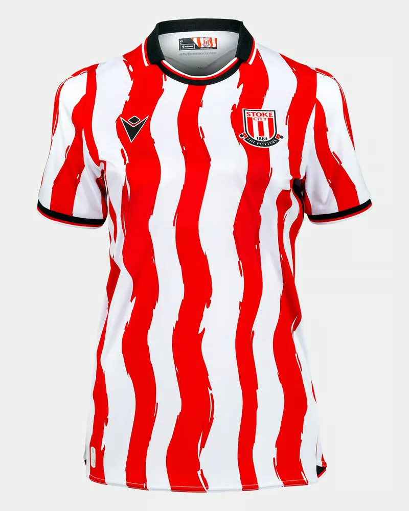 Camiseta Mujer Stoke City 2025/26 Local Sin Patrocinio