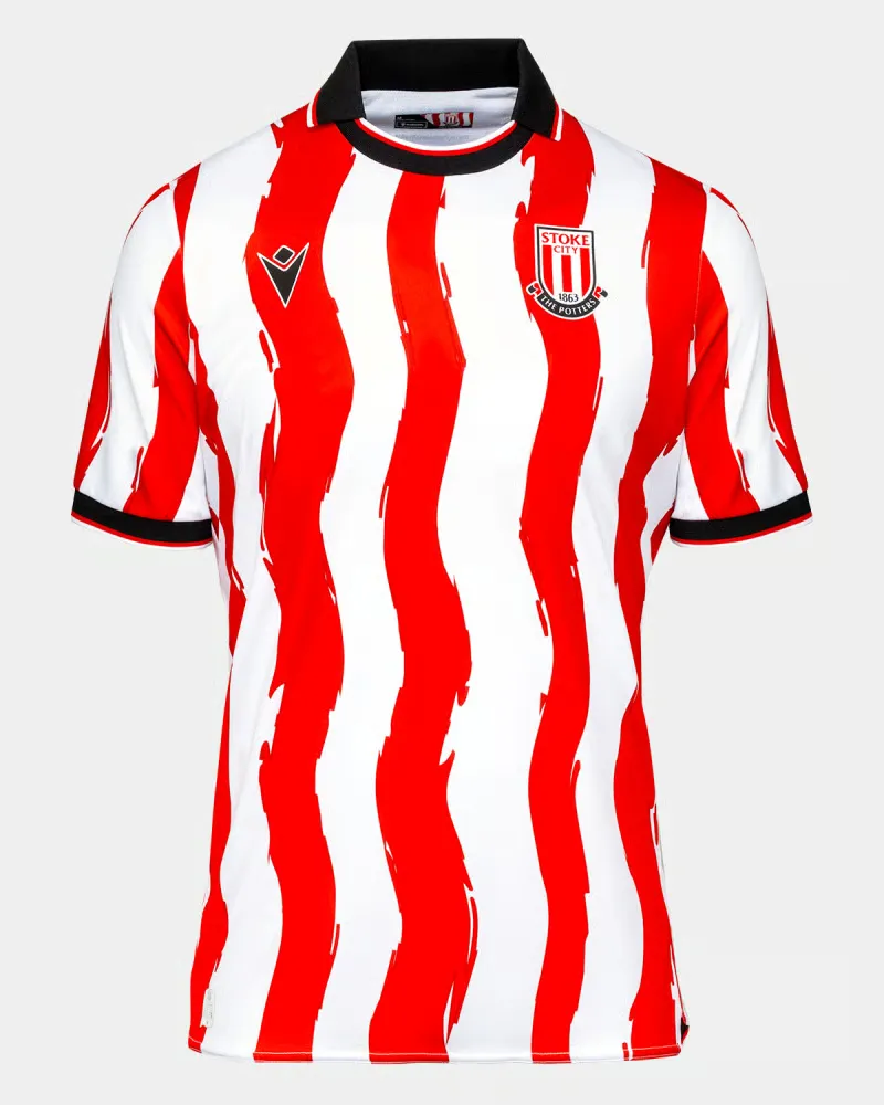 Camiseta Hombre Stoke City 2025/26 Local Sin Patrocinio