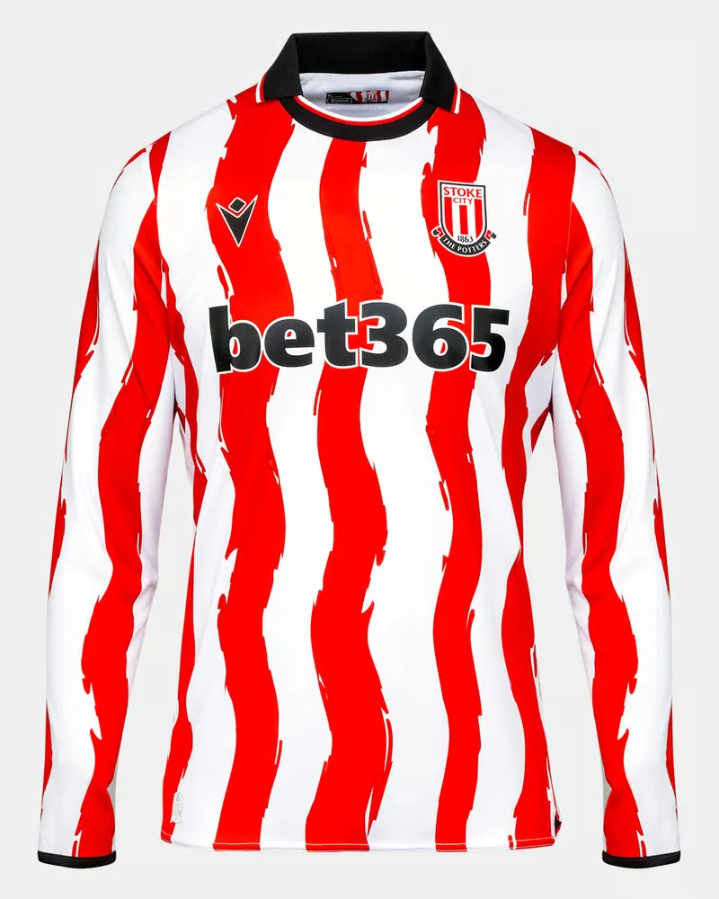 Camiseta Hombre Manga Larga Stoke City 2025/26 Local