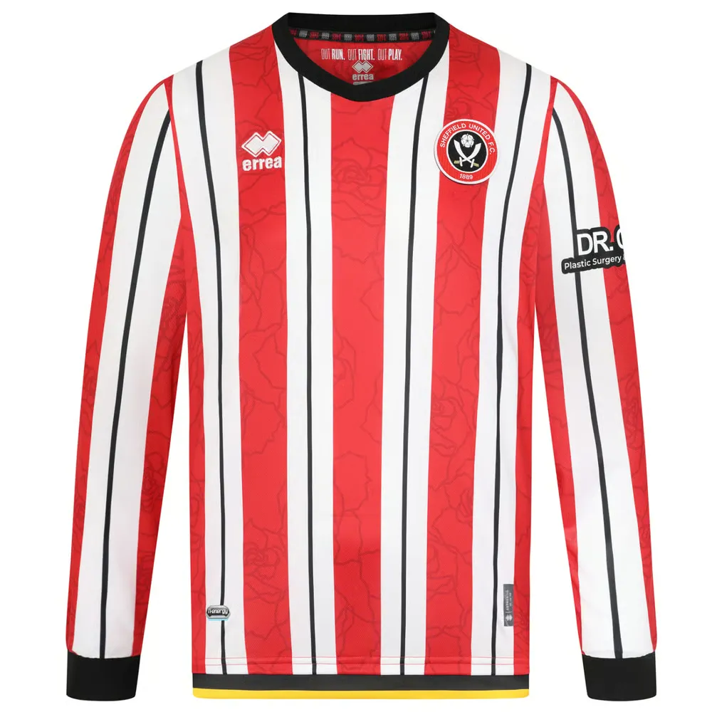 Camiseta de manga larga local Sheffield United 2024/25 para hombres