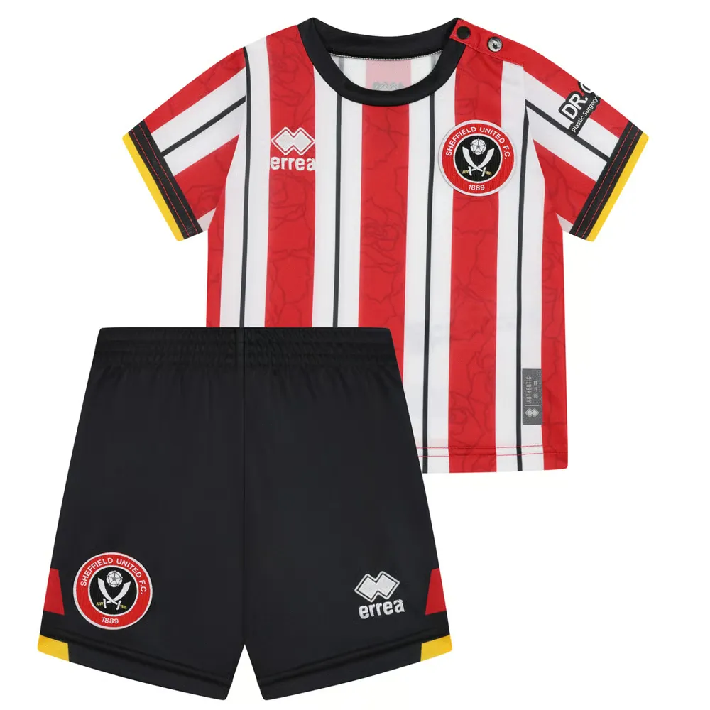 Kit local Sheffield United 2024/25 para niños