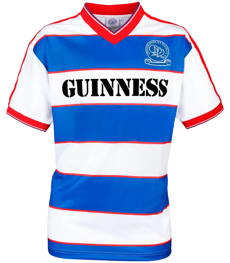 Camiseta Retro Guinness 1985 de Queens Park Rangers para Mujer