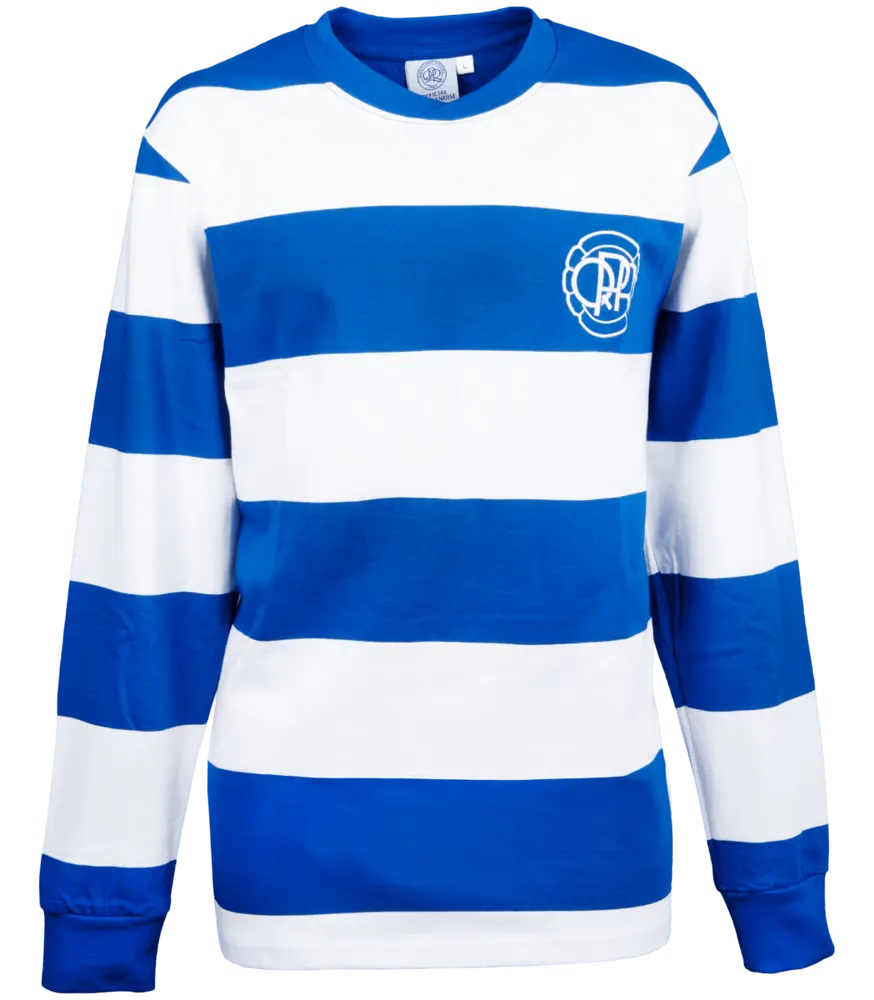 Camiseta Retro de Manga Larga Local 1975/76 de Queens Park Rangers para Mujer #10