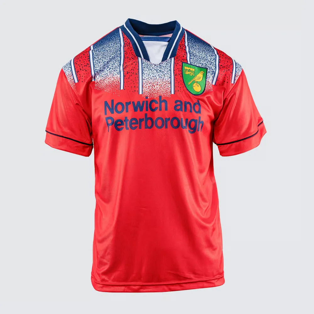 Camiseta retro de visitante del Norwich City para hombre 1996