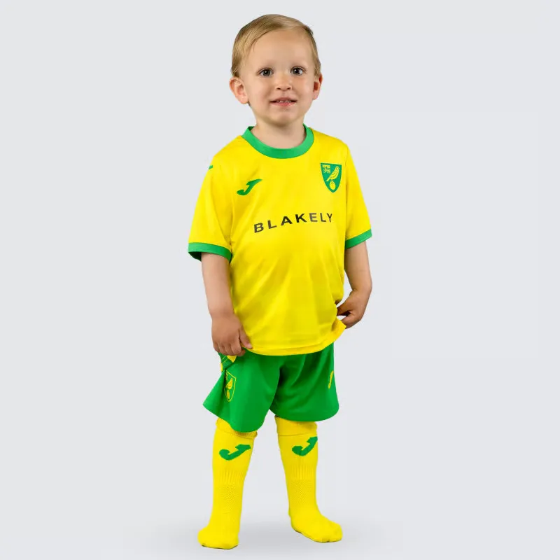 Kit Local de Norwich City 2024/25 para Niños