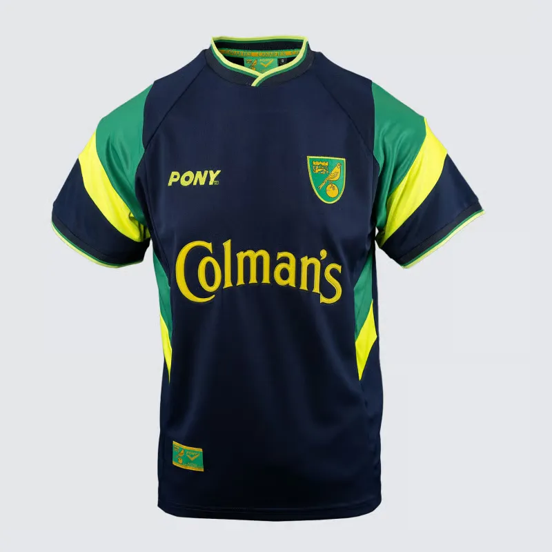 Camiseta retro del Norwich City para niños 1998/99