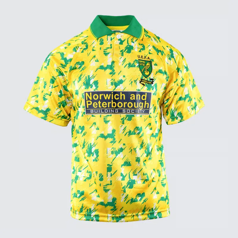 Camiseta retro UEFA Cup del Norwich City para niños 1993