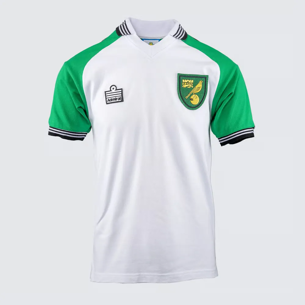 Camiseta retro de visitante del Norwich City para niños 1978